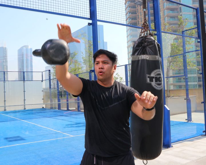 An ATHLI member training solo, wherever they are